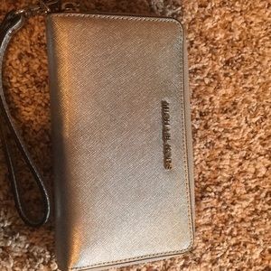 Silver Michael Kors wallet